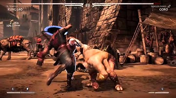 Kung Lao vs Goro MK X