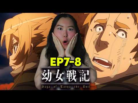 BRUTAL!!!😱 Saga of Tanya the Evil Episode 7-8 Reaction