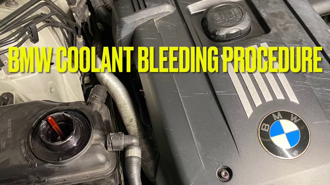 BMW Coolant Bleeding Procedure YouTube