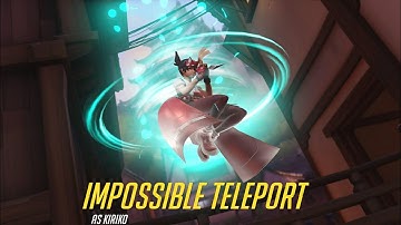 FRAME-PERFECT Kiriko Teleport  (IMPOSSIBLE DISTANCE?!)