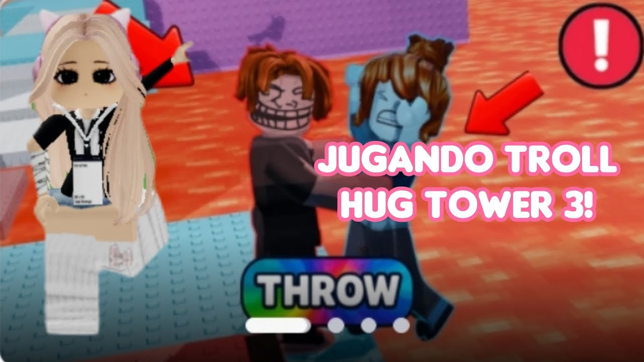 Jugando troll hug tower 3 (sale mal) (si me caigo 5 veces hago voice reveal)