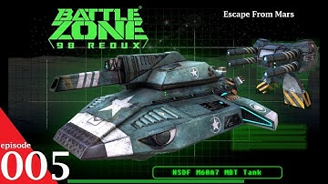 Battlezone 98 - Stars and Strips - Mission 5 - Escape from Mars - Lets Play