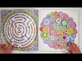 Secret Garden FINISHED Coloring Pages Flip Through | COMPLETED Secret Garden by @johannabasford
