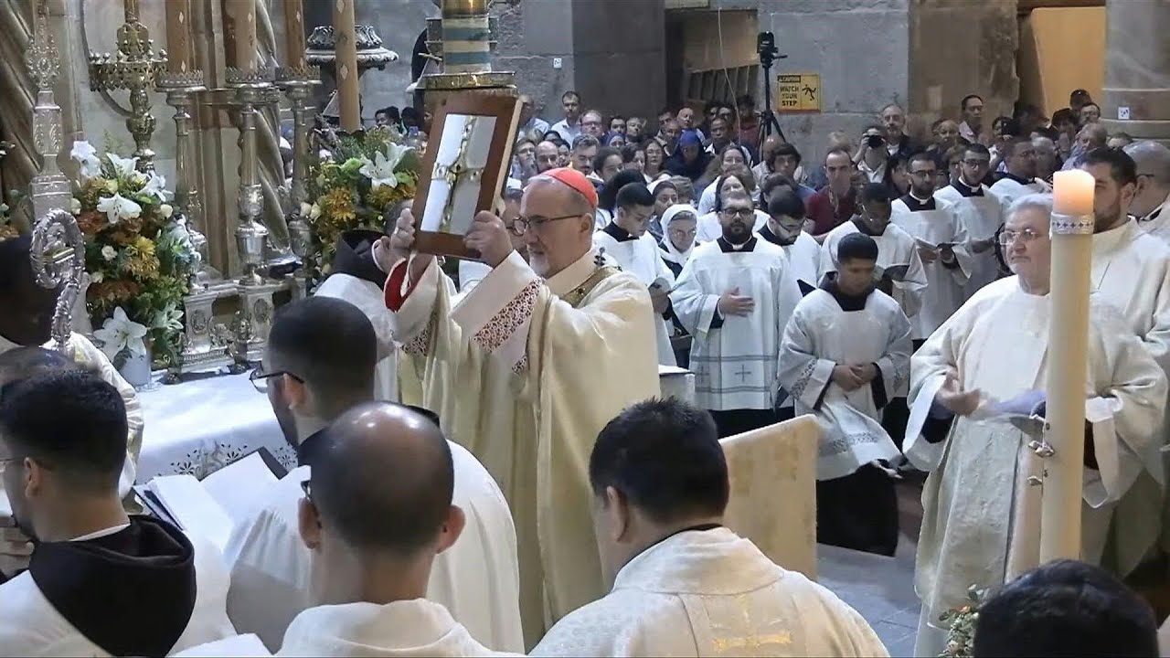 Christians attend Easter mass in Jerusalem's Holy Sepulchre Church | AFP