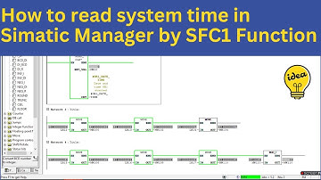Hoe de systeemtijd in Simatic Manager te lezen met behulp van de SFC1-functie