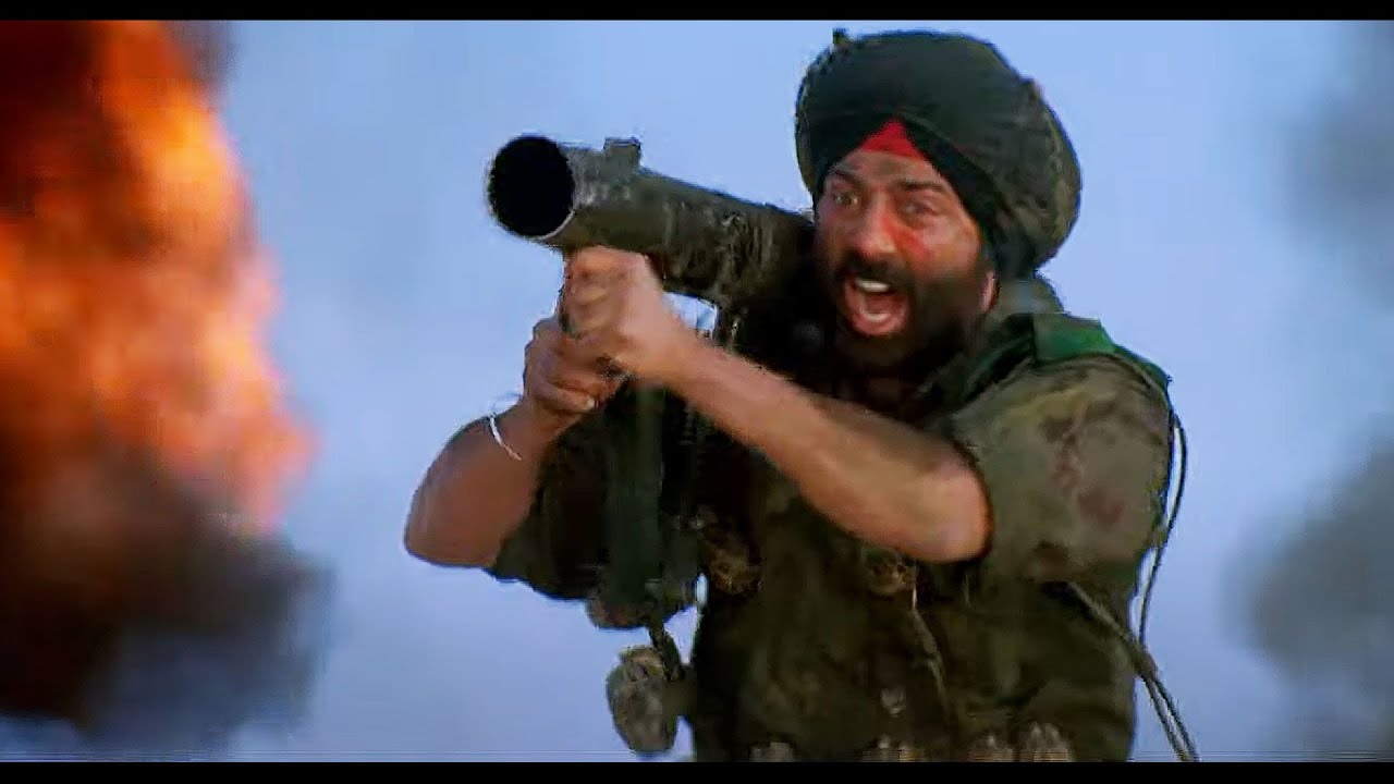 बॉर्डर ज़बरदस्त अंतिम सीन - सनी देओल - देशभक्ति सीन - स्वतंत्रता दिवस स्पेशल