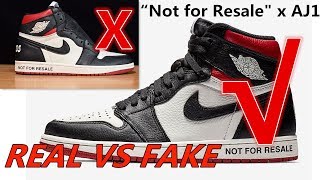 Legit Check! Real vs Fake JORDAN 1 