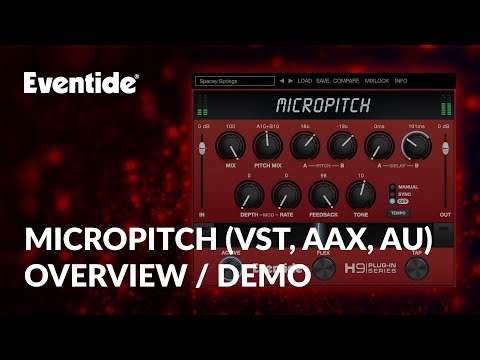 New Eventide MicroPitch Plug-in for Desktop & iOS