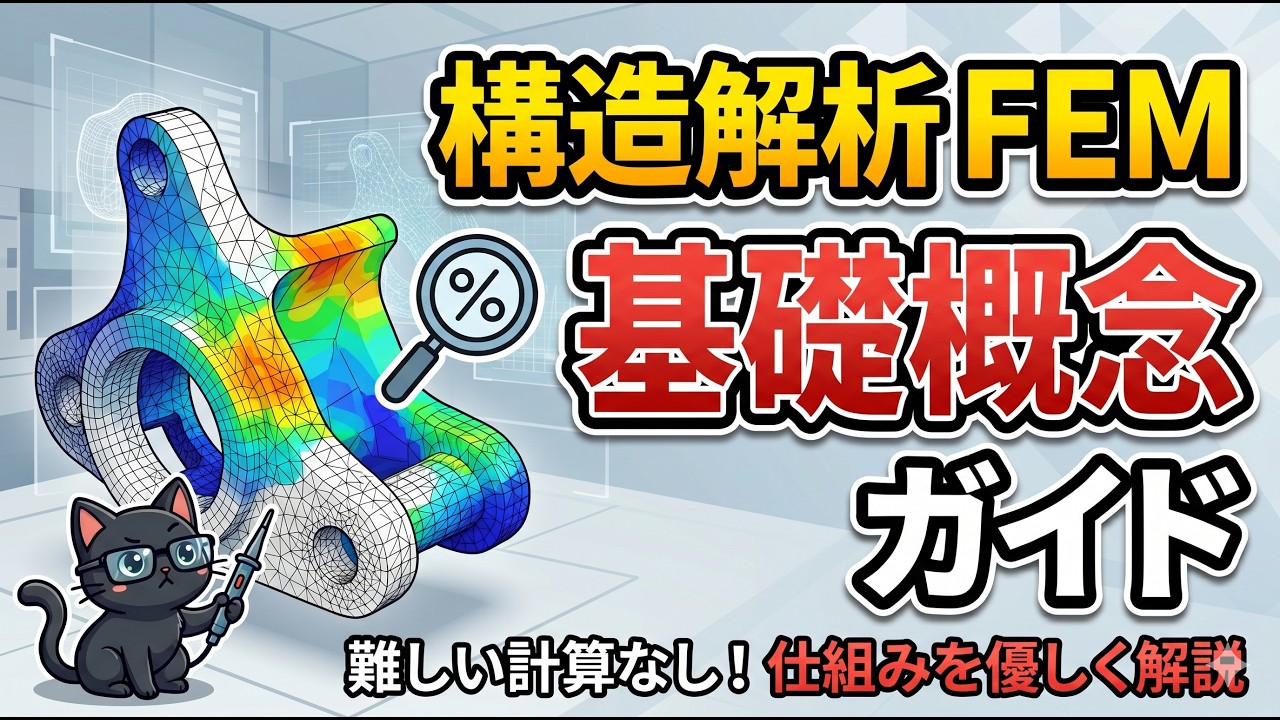 構造解析 FEM 基礎概念ガイド｜初心者用講座