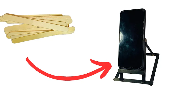 DIY Mobile Stand from Ice Cream Sticks | Easy & Stylish Phone Holder!