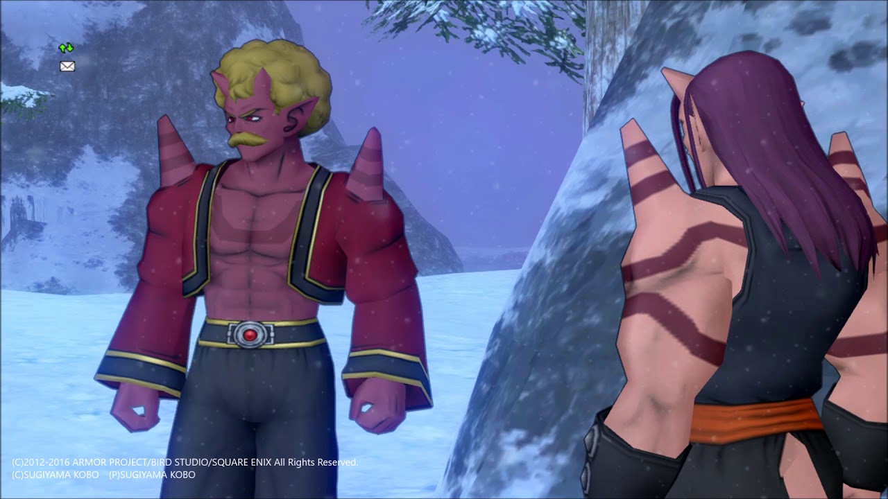 Dq10 ランガーオ村の王者 1 雪山の捜索 外伝クエスト ランガーオ村 Youtube