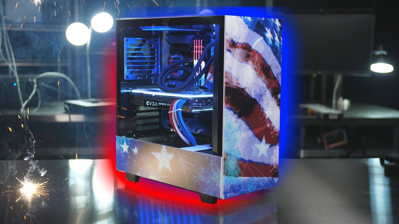 ULTIMATE American July PC Time Lapse Build 🦅 - YouTube