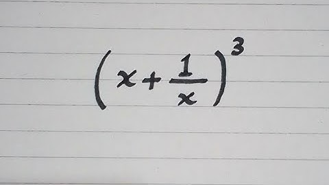 Expansion of (x+1/x)^3 || a plus b whole cube || (a+b)³=a³+3a²b+3ab²+b³ ||Algebraic Identity