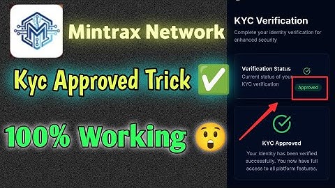 🚀 Mintrax Network KYC Approved Trick | 100% Working Method 🔥 | Instant KYC Approval ✅ | Kyc Problem