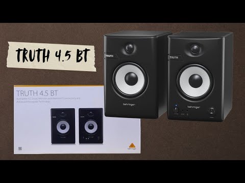 Behringer Truth 4.5 BT Powered Studio Monitors Unboxing | Mux Sound Behringer Truth 4.5 BT Powered Studio Monitors Unboxing | Mux Sound