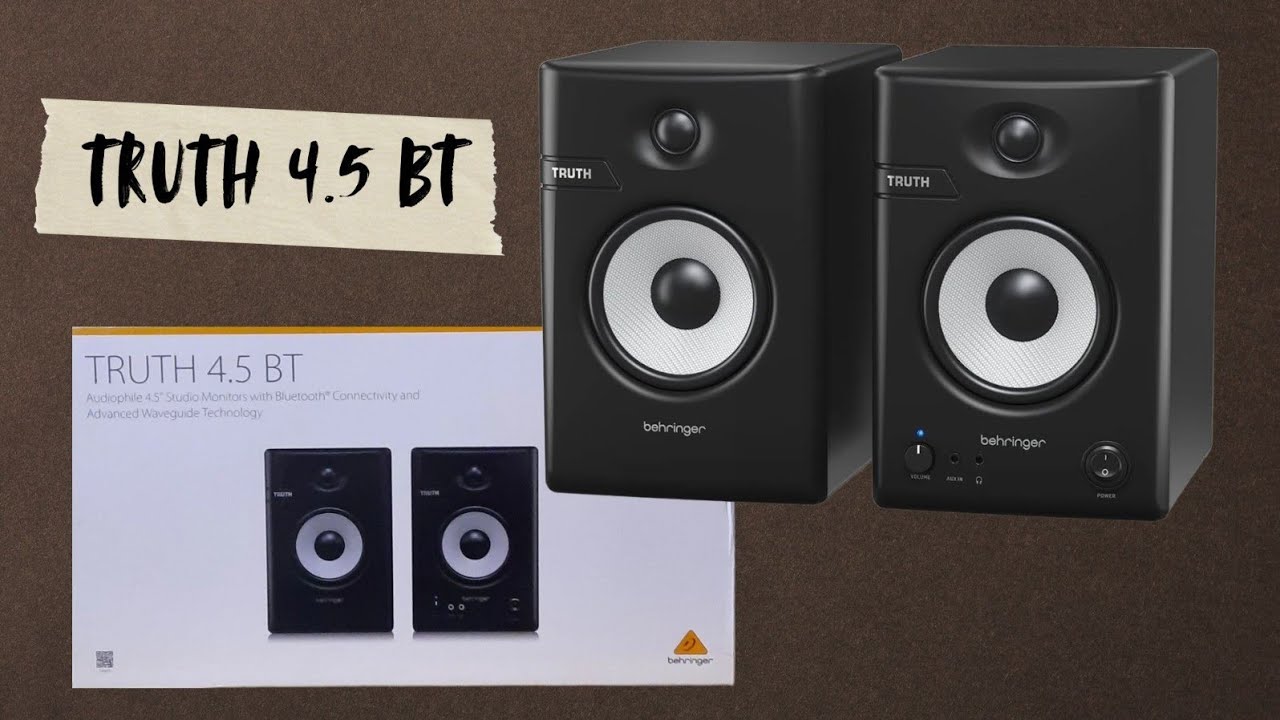 Behringer Truth 4.5 BT Powered Studio Monitors Unboxing | Mux