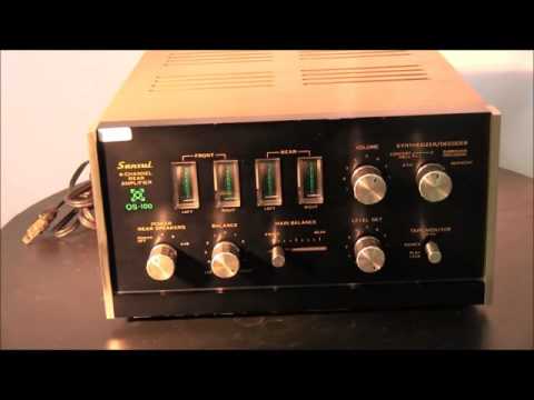 サンスイ祭15】 SANSUI 山水 QS-100 4チャンネルリアアンプ
