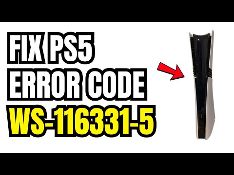 PS5: How to Fix Error Code WS-116331-5 “Access to PSN Has