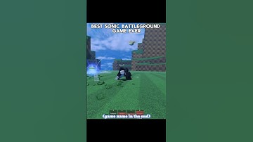 Finally a good Sonic BG game | #roblox #sonic #battleground #foryou #fyp | Game Name: THE FASTEST