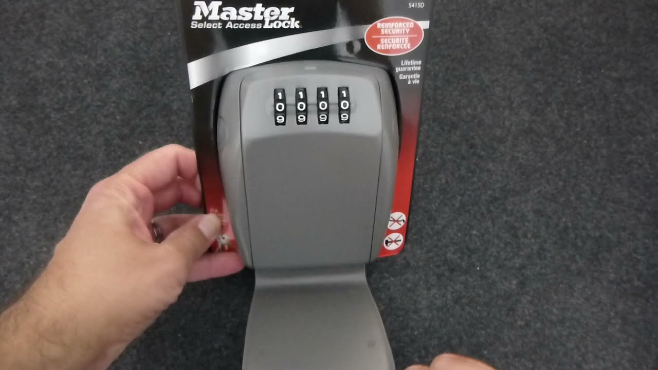 Boîte à clés sécurisée à fixer Master Lock 5401EURD sur