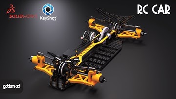RC CAR MODELING | SOLIDWORKS & KEYSHOT