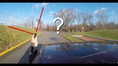 What happens if you throw out your key (fob) WHILE driving ? Don