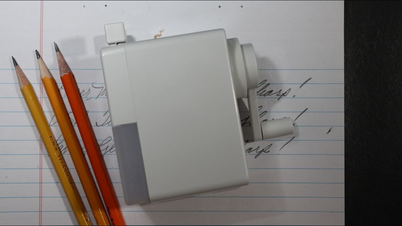 MUJI Pencil Sharpener Review YouTube