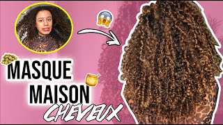 Le MEILLEUR MASQUE MAISON : CHEVEUX SECS → HYDRATÉS & NOURRIS  