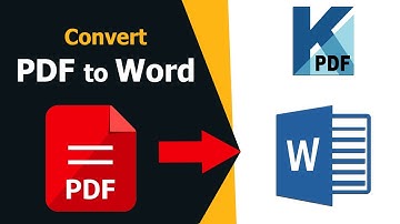 How to convert a pdf file into a word document accurately using Kofax Power PDF