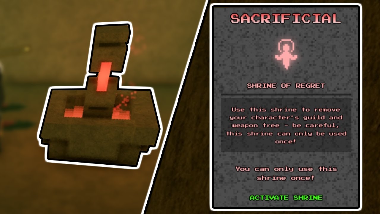 [VOXLBLADE] RESET your build! (Shrine of regret location)