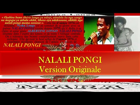 Nalali Pongi version originale Voici Le Best Seller de Nyoka Longo & Orchestre Zaïko Langa Langa