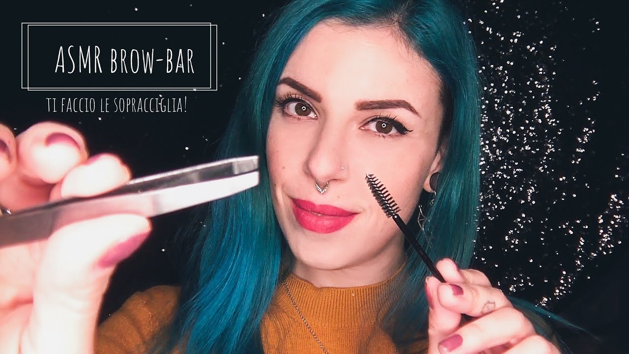 ASMR brow-bar: ti faccio le sopracciglia! (roleplay ita)