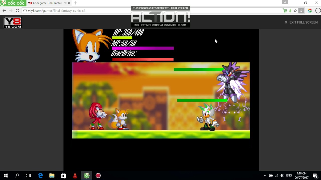 Final Fantasy Sonic X4 gameplay YouTube