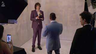 TOBIAS JESSO JR Checks In At The Portrait Cam At The 2023 GRAMMYs