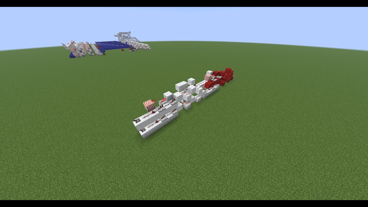 레드스톤 세로 전가산기만들기