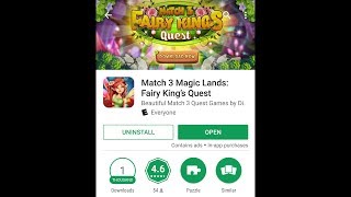 Match 3 Magic Lands: Fairy King's Quest - JUST GAMEPLAY! (mobile) screenshot 5