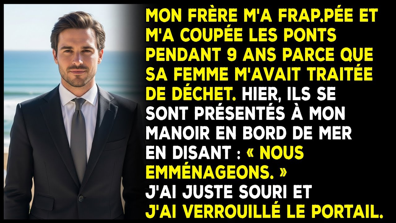 Mon frère m'a coupé les ponts pendant 9 ans en me traitant de «déchet» , puis je suis devenue PDG...