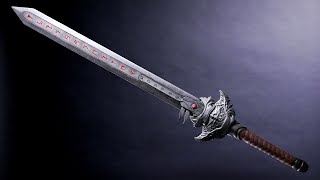 Building a Skyrim Sword Out of Wood