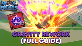 Gravity Fruit FULL Upgrade Showcase! (Blox Fruits Gravity Rework)