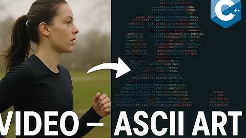 Real-Time ASCII Video Rendering in C++ with OpenCV