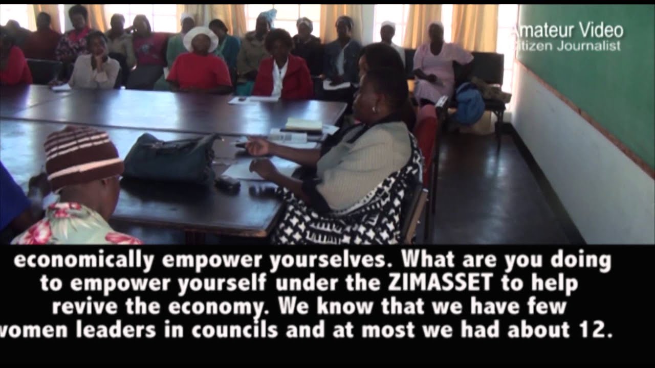Gutu women ZIMASSET discussion