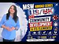 Community Development Abroad After MSW |Jobs, Eligibility, Career Path |USA, UK/Learn With Dr.Sindhu
