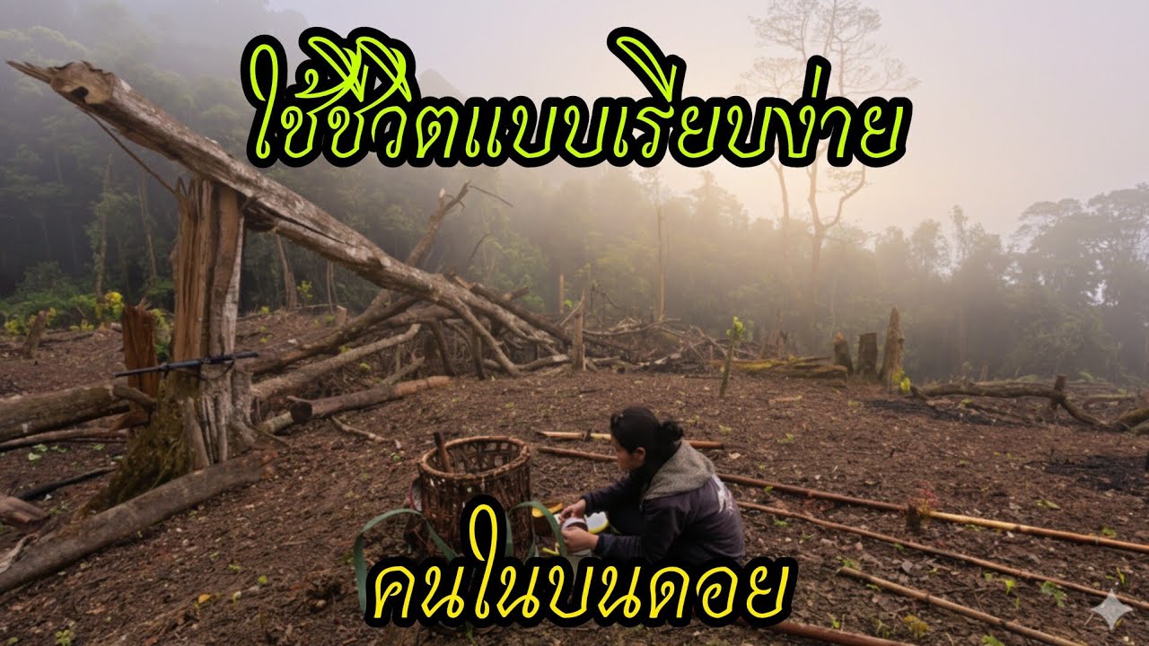 ใช้ชีวิตแบบเรียบง่าย คนในบนดอย