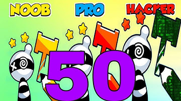 NOOB vs PRO vs HACKER in Draw Hero 3D ❤️ All Levels Gameplay, NEW Games iOS, Android