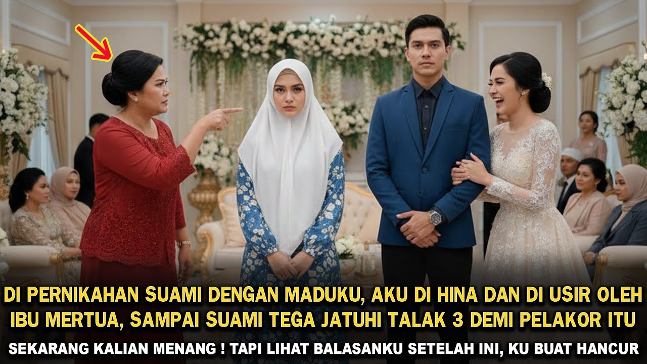 DI CACI MERTUA TEPAT DI AKAD NIKAH SUAMI DAN PELAKOR, MEREKA PIKIR AKU BODOH, KU BALAS DENGAN ELEGAN