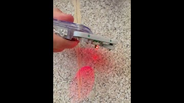 DIY mini flashlight made from snap circuit pieces #shorts