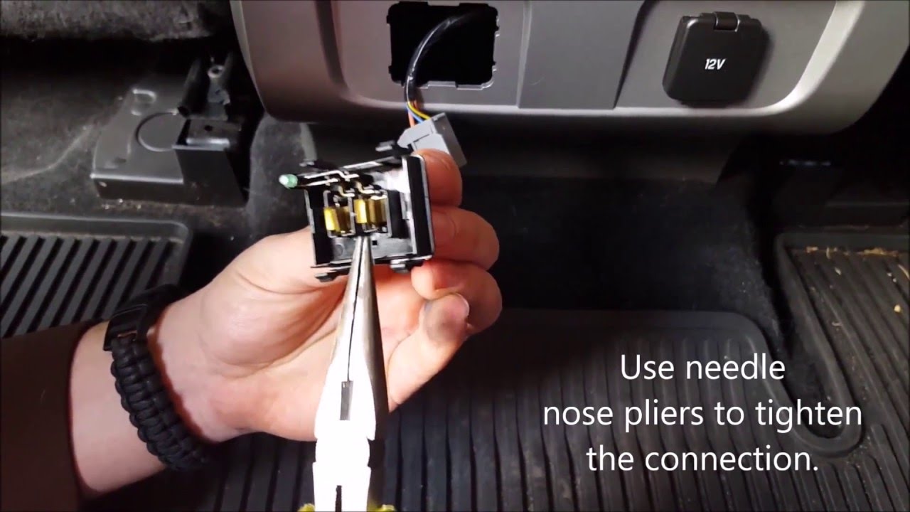 How to repair a Ford rear Power Outlet - YouTube