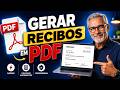 Como Fazer Recibos em PDF ou Impressão - Modo Fácil e Rápido