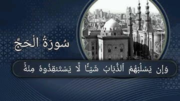سورة الحج (65-78) بصوت القارئ عبدالله الخلف