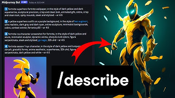 Midjourney describe command (/describe) Command Prompt 🔥 image to text prompts - Midjourney Tutorial